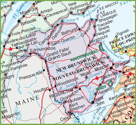 new brunswick cities list.